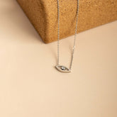 Cubic Zirconia Evil Eye Pendant - Jerne by Jodie