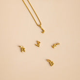 Dainty Bubble Letter Pendant - Jerne by Jodie