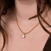 Teardrop Crystal Necklace