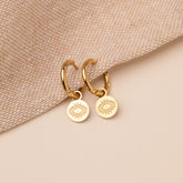 Evil Eye Hoop Earrings