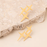 Star cluster Stud earring