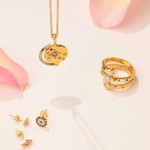 Blue Aura Evil Eye Studs (set of 3)