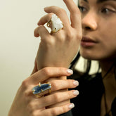Blue Kyanite Crystal Ring - Jerne by Jodie