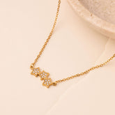Triple Star Necklace