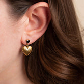 Shell Heart Earrings