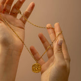 Link Chain Zodiac Pendant - Jerne by Jodie