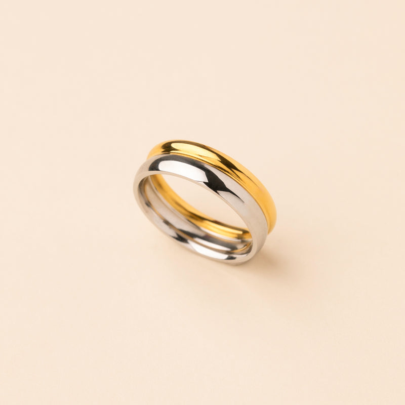 Two-Tone Ring Collection