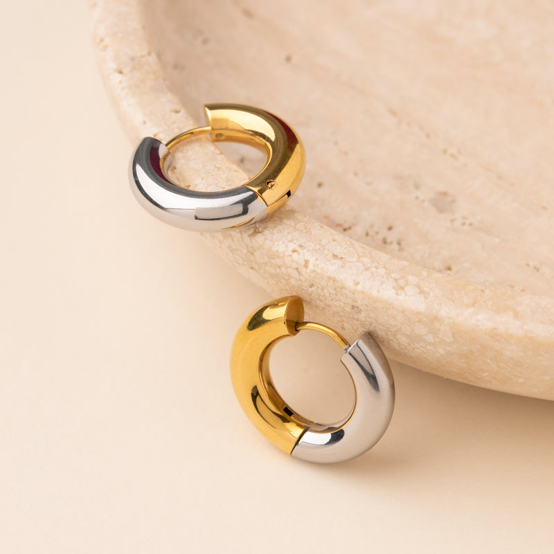 Two-Tone Earring Collection