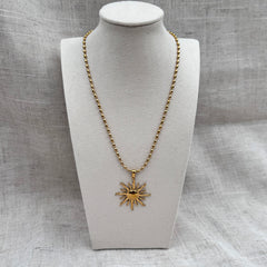 Sun Necklace 2 Chain Options