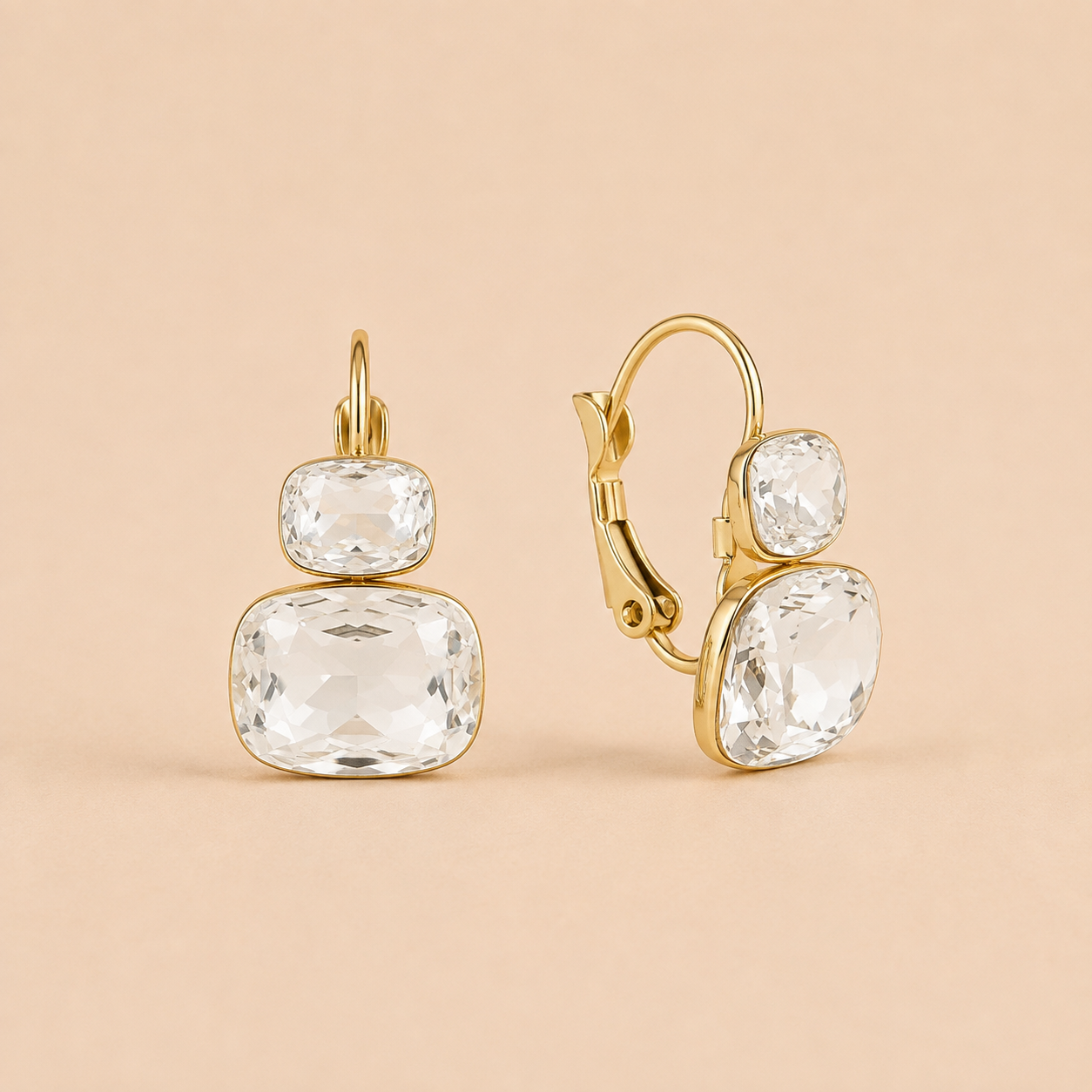 Bloom Crystal Earrings Moonlight Mist