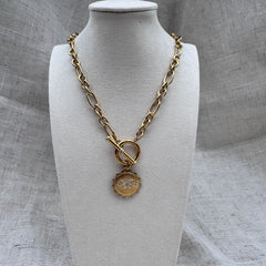 T Bar Chunky Necklace