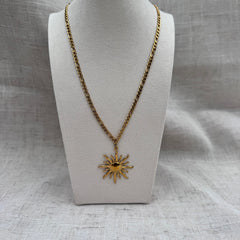 Sun Necklace 2 Chain Options