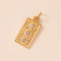 Triple Star Necklace Charm