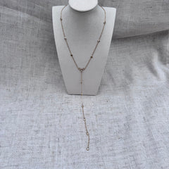 Long Cubic Zirconia Necklace