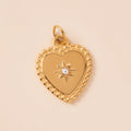 Heart and Star Necklace Charm