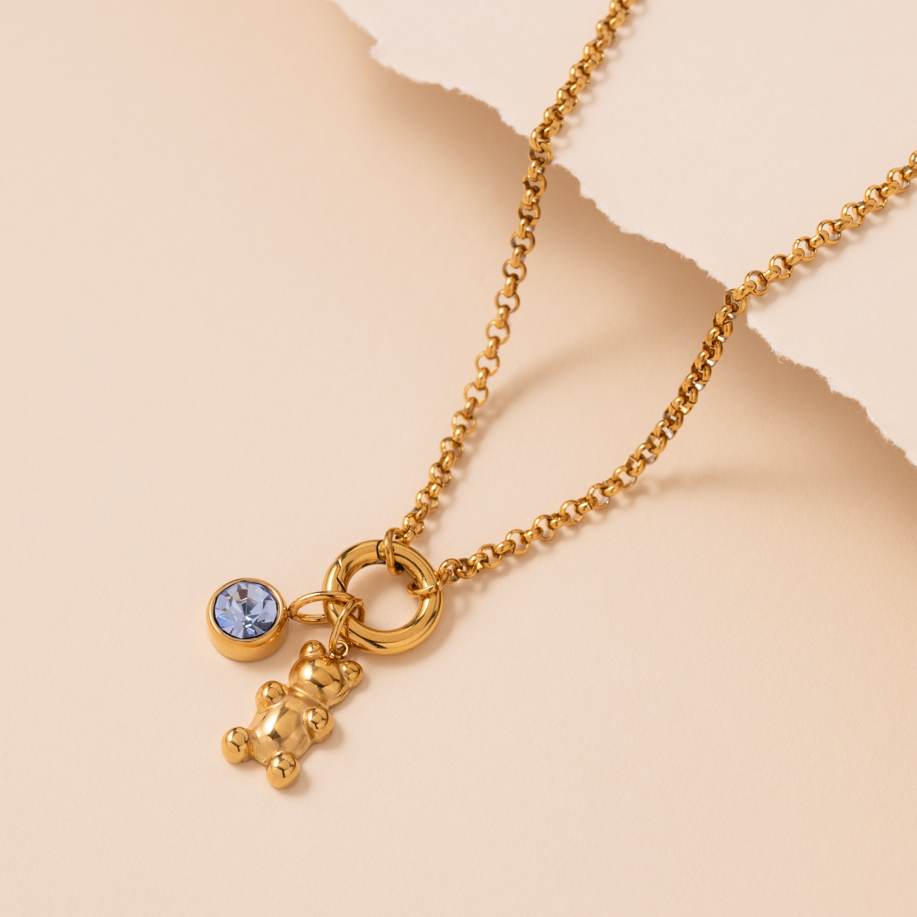 Teddy Necklace Charm