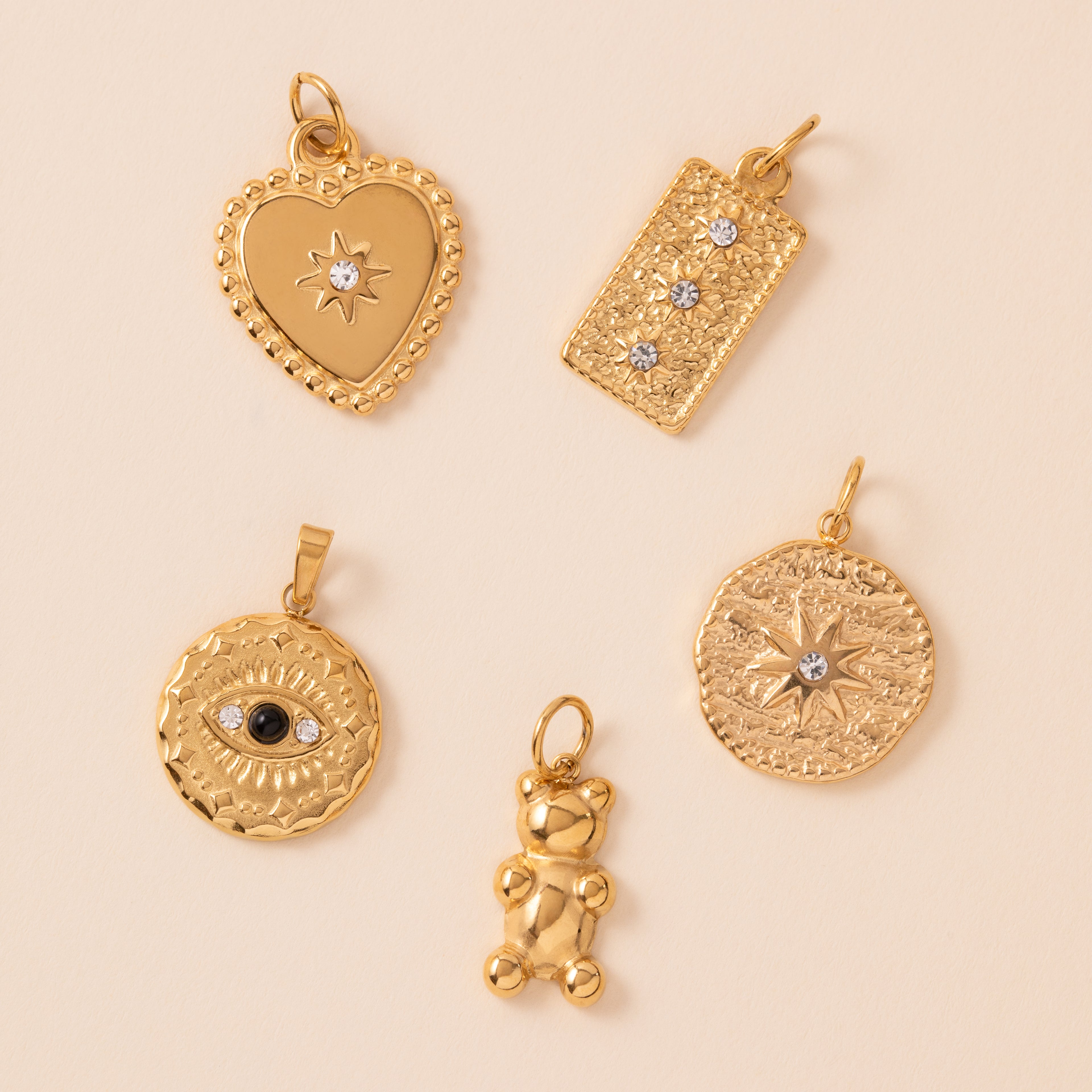 Teddy Necklace Charm
