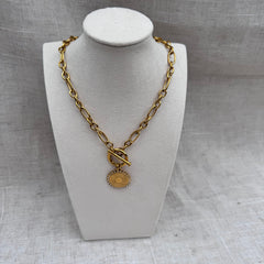 T Bar Chunky Necklace