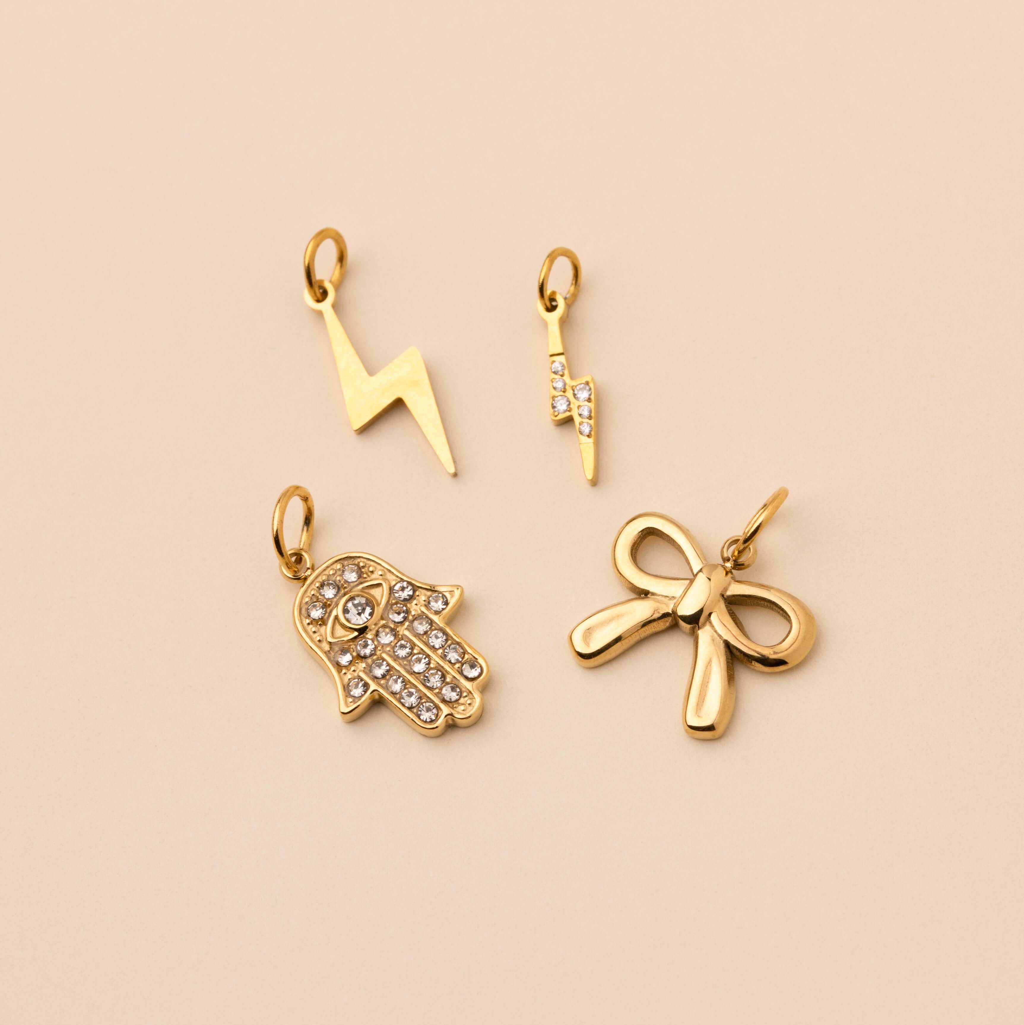 Hamsa Hand Necklace Charm
