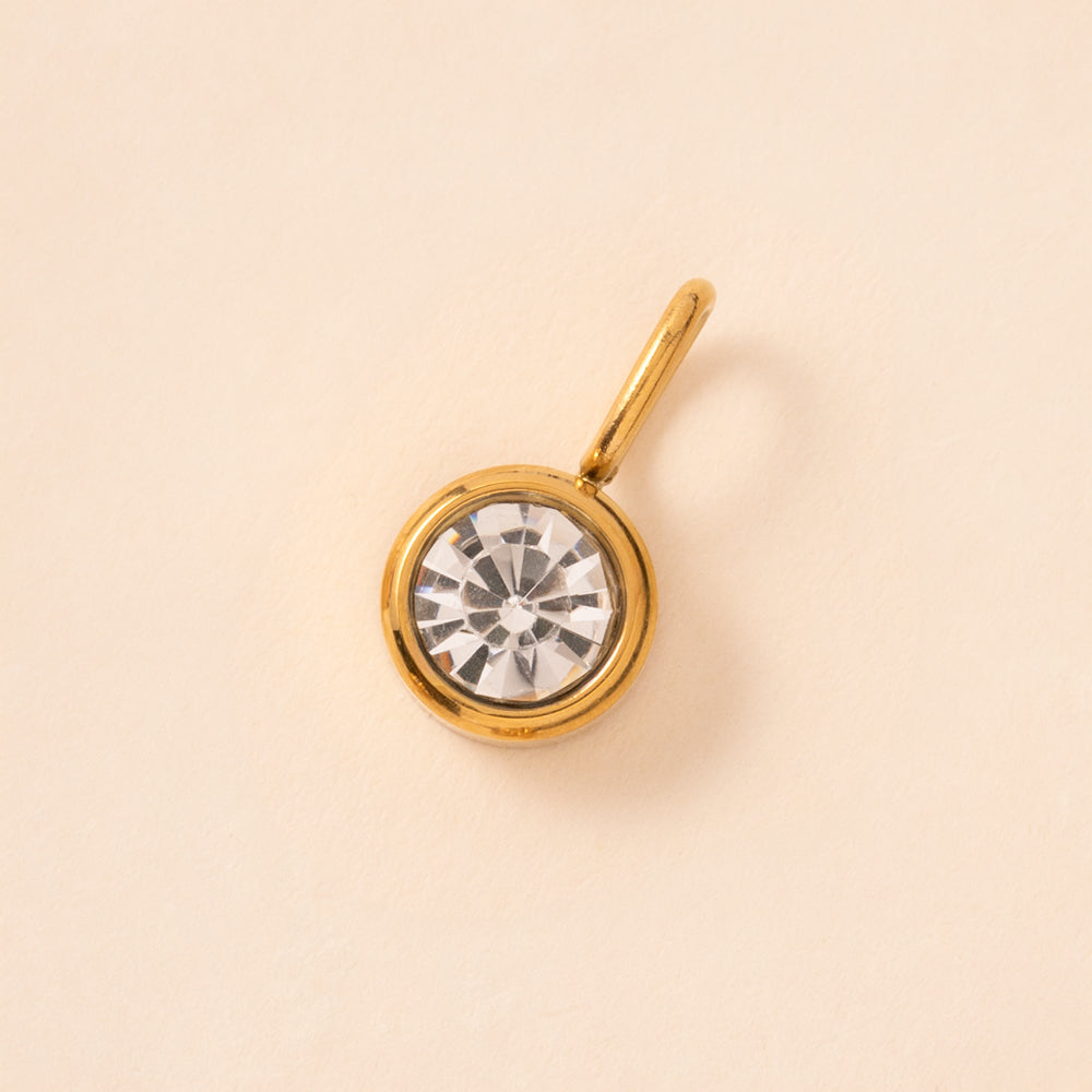 Large Birthstone Charm
