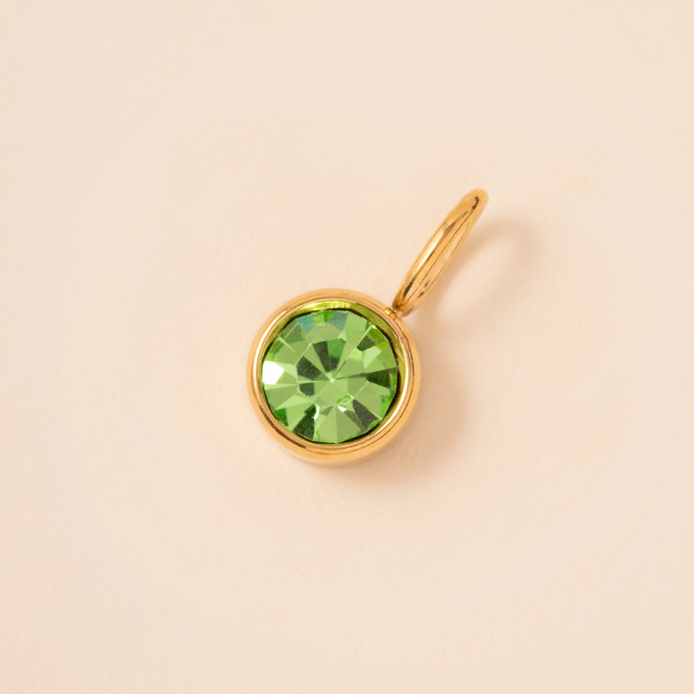 Large Birthstone Charm