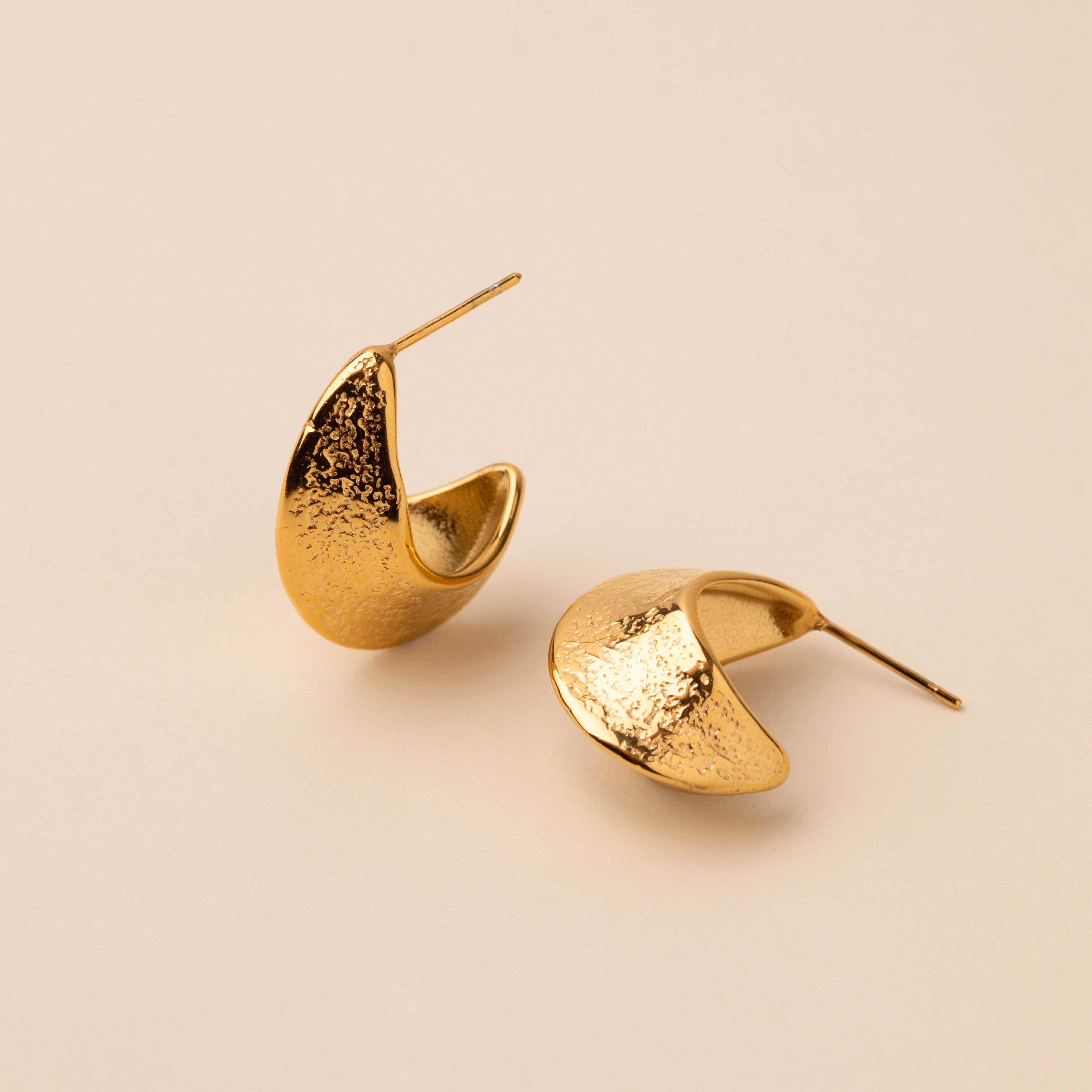 Crescent Wave Earrings