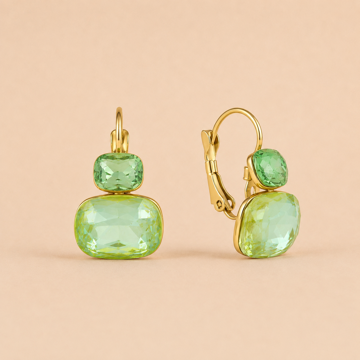 Bloom Crystal Earrings Meadow Dew
