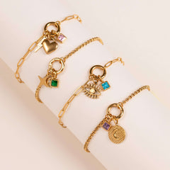 Birthstone Charm Bracelet