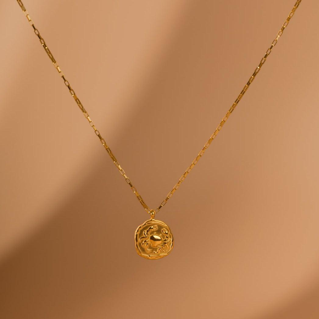 Link Chain Zodiac Pendant - Jerne by Jodie