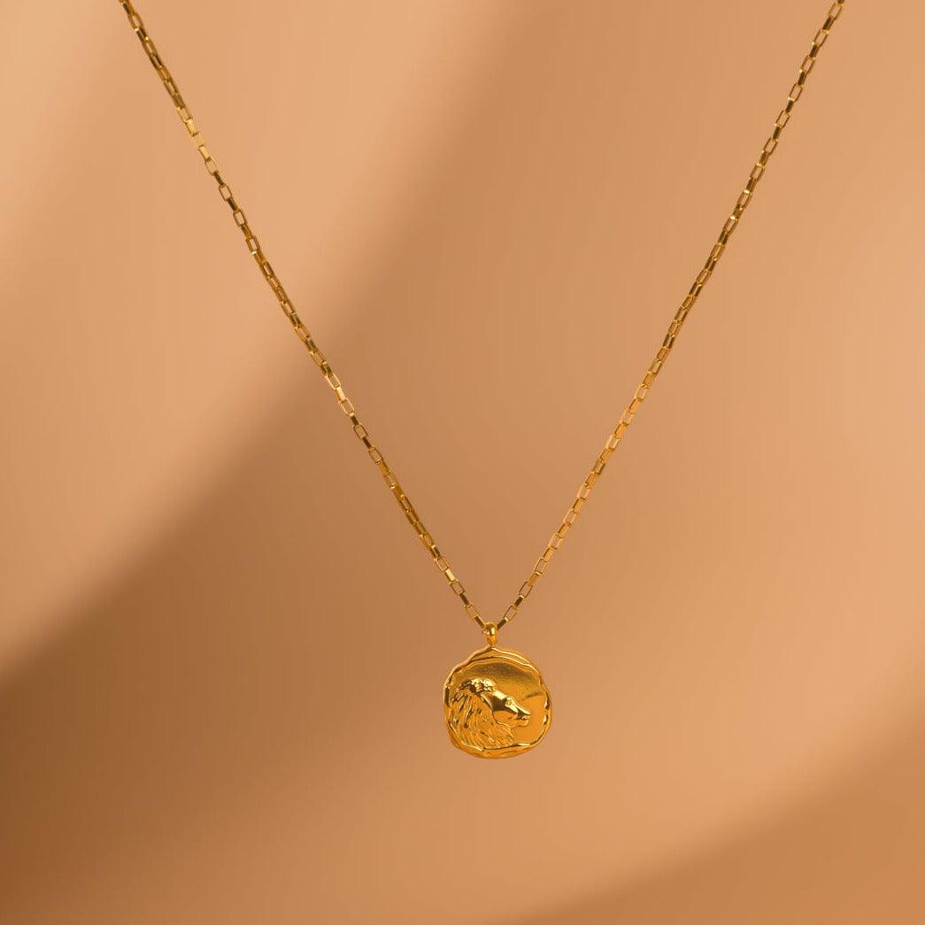 Link Chain Zodiac Pendant - Jerne by Jodie