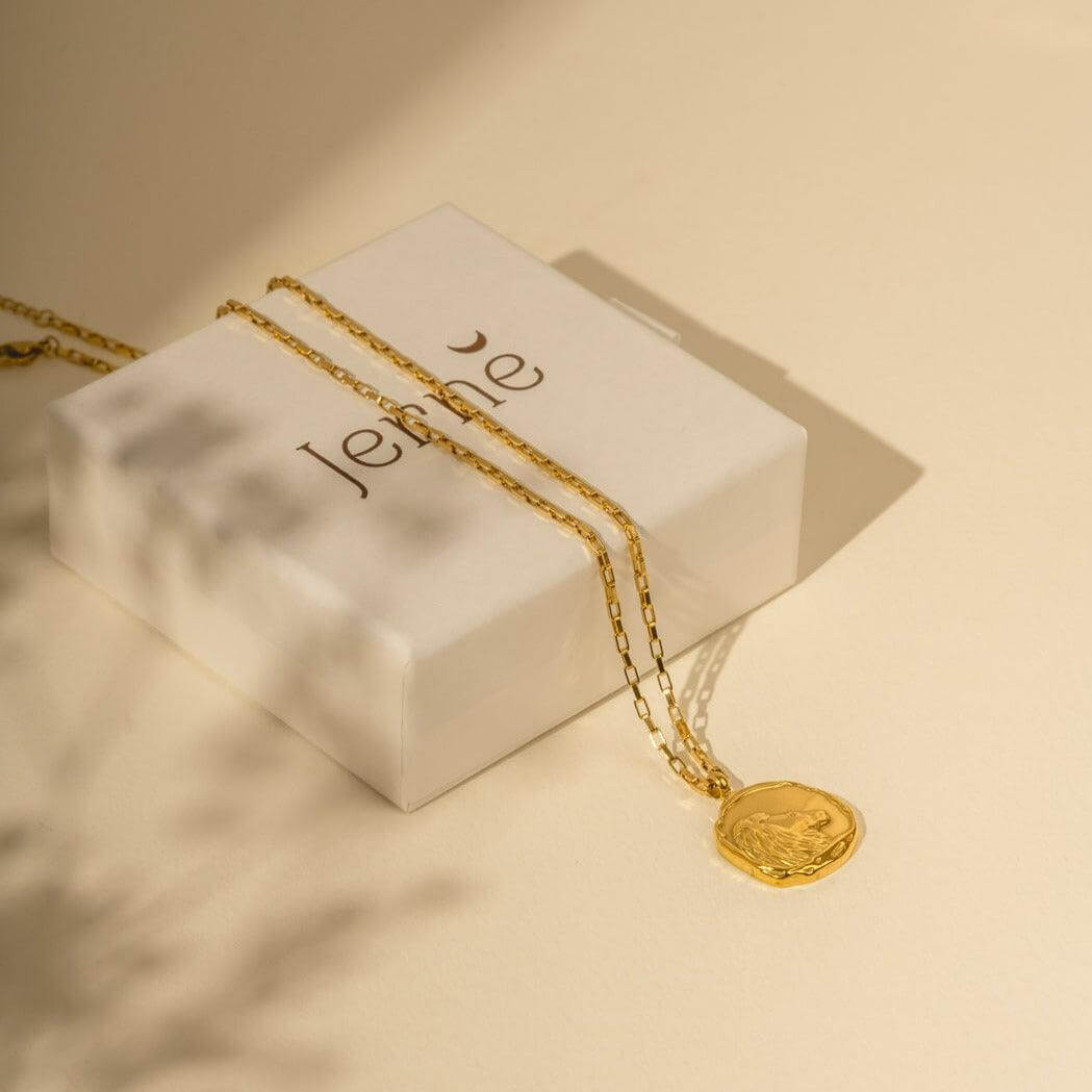 Link Chain Zodiac Pendant - Jerne by Jodie