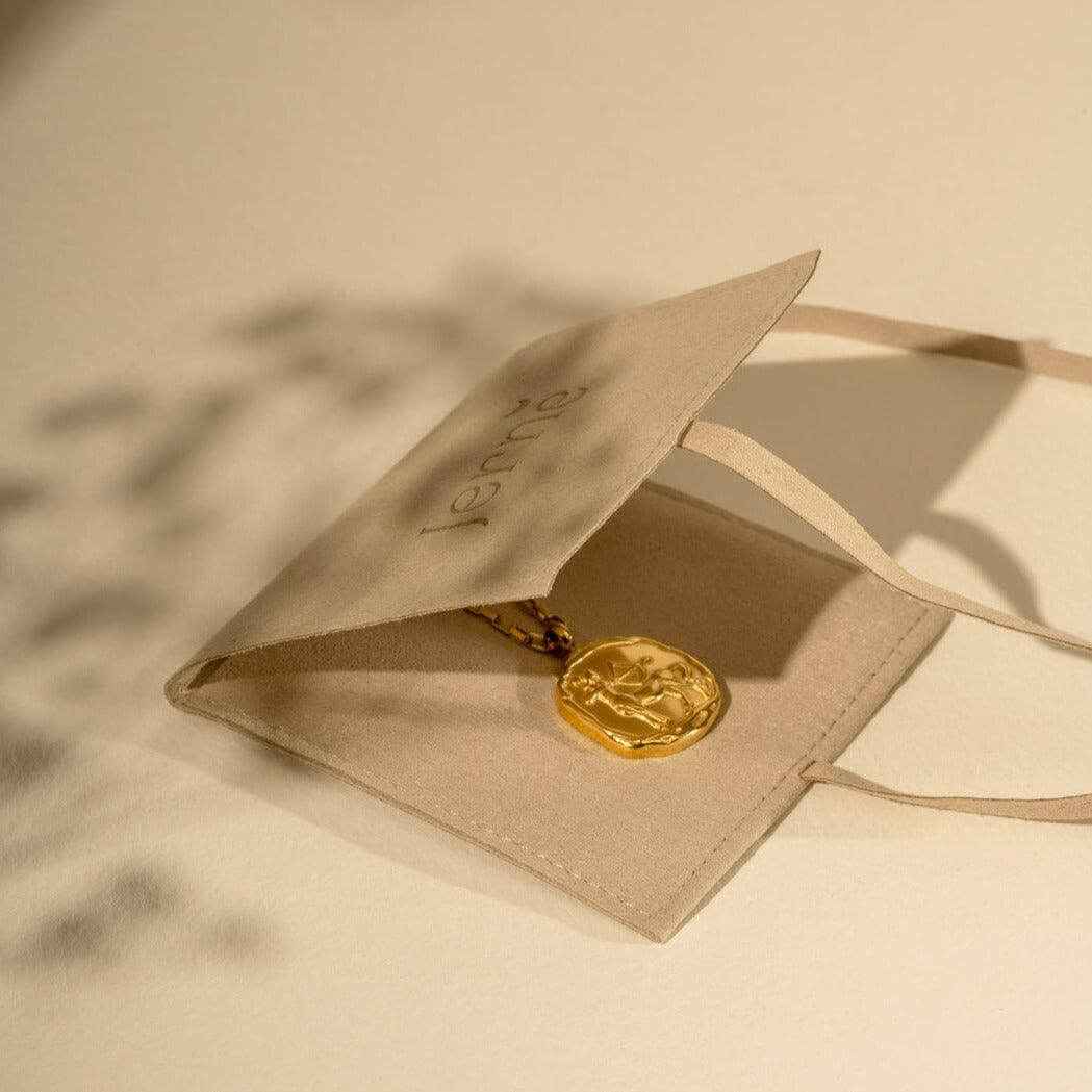 Link Chain Zodiac Pendant - Jerne by Jodie