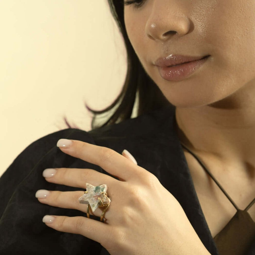 Pink Amethyst Ring - Jerne by Jodie