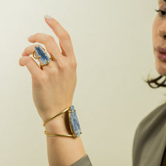 Blue Kyanite Crystal Ring - Jerne by Jodie