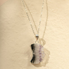 Amethyst Slice Necklace - Jerne by Jodie