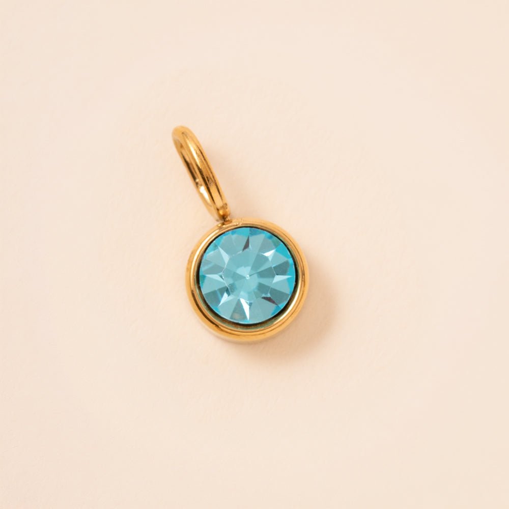Large Birthstone Charm