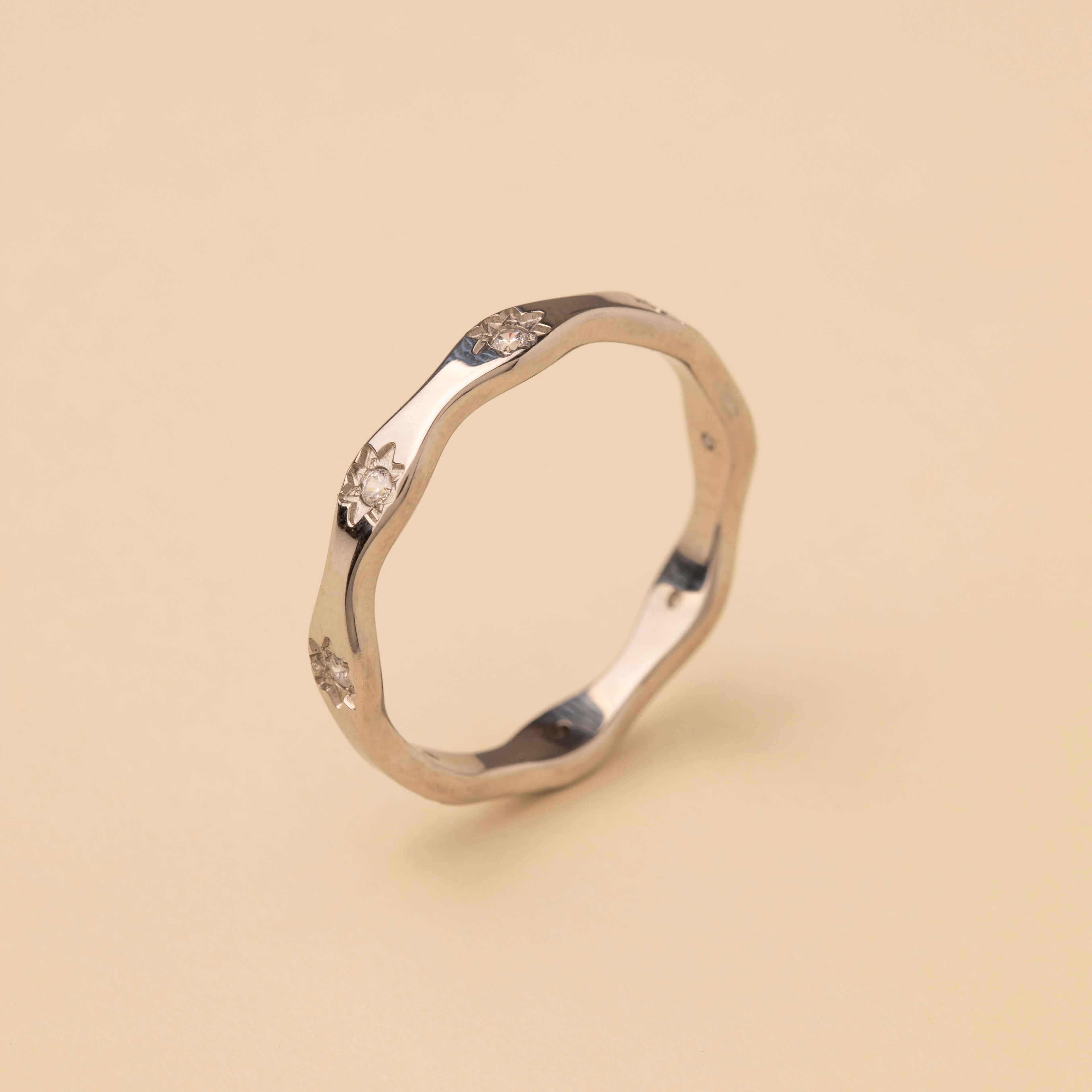 Ripple Star Ring