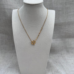 Mixed Chain Star Necklace