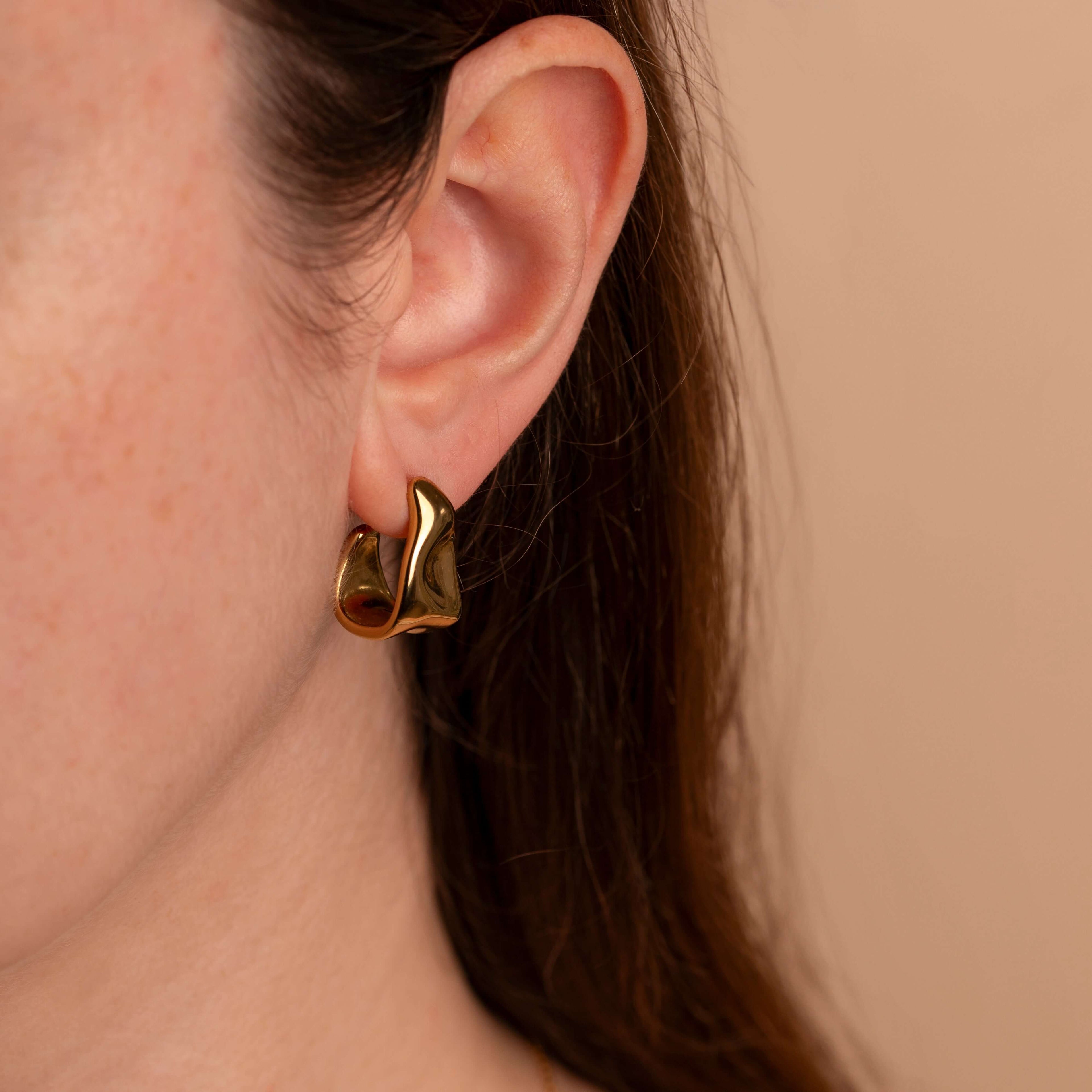 Irregular Teardrop Earrings
