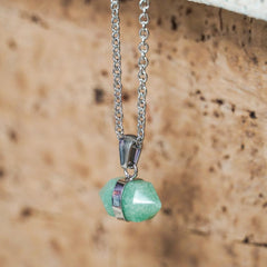 Green Aventurine pendant necklace - Jerne by Jodie