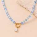 Beaded Charm Necklace Sky Drop