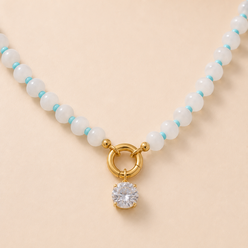 Beaded Charm Necklace