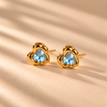 Bluebell Heart Studs