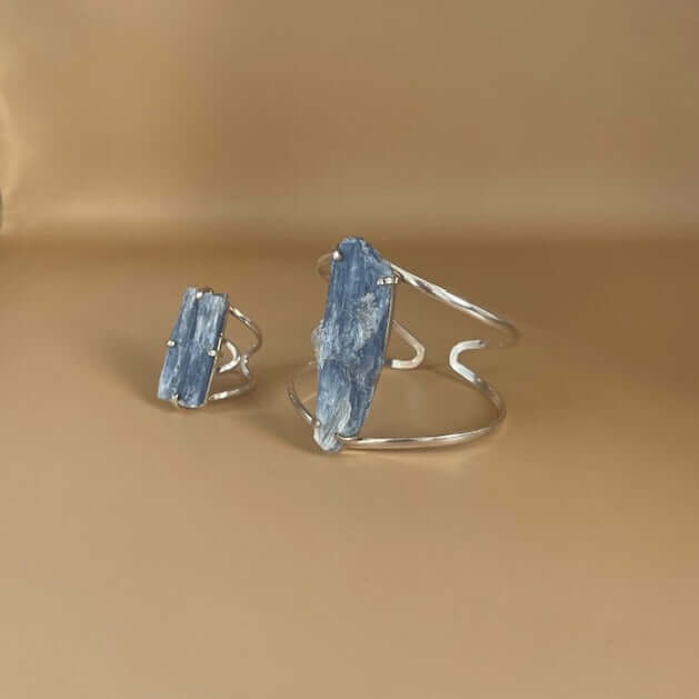 Blue Kyanite Crystal Bracelet - Jerne by Jodie