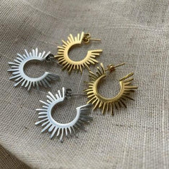 Dainty Sun Earrings - Jerne by Jodie