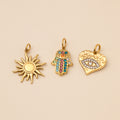 Sun Necklace Charm