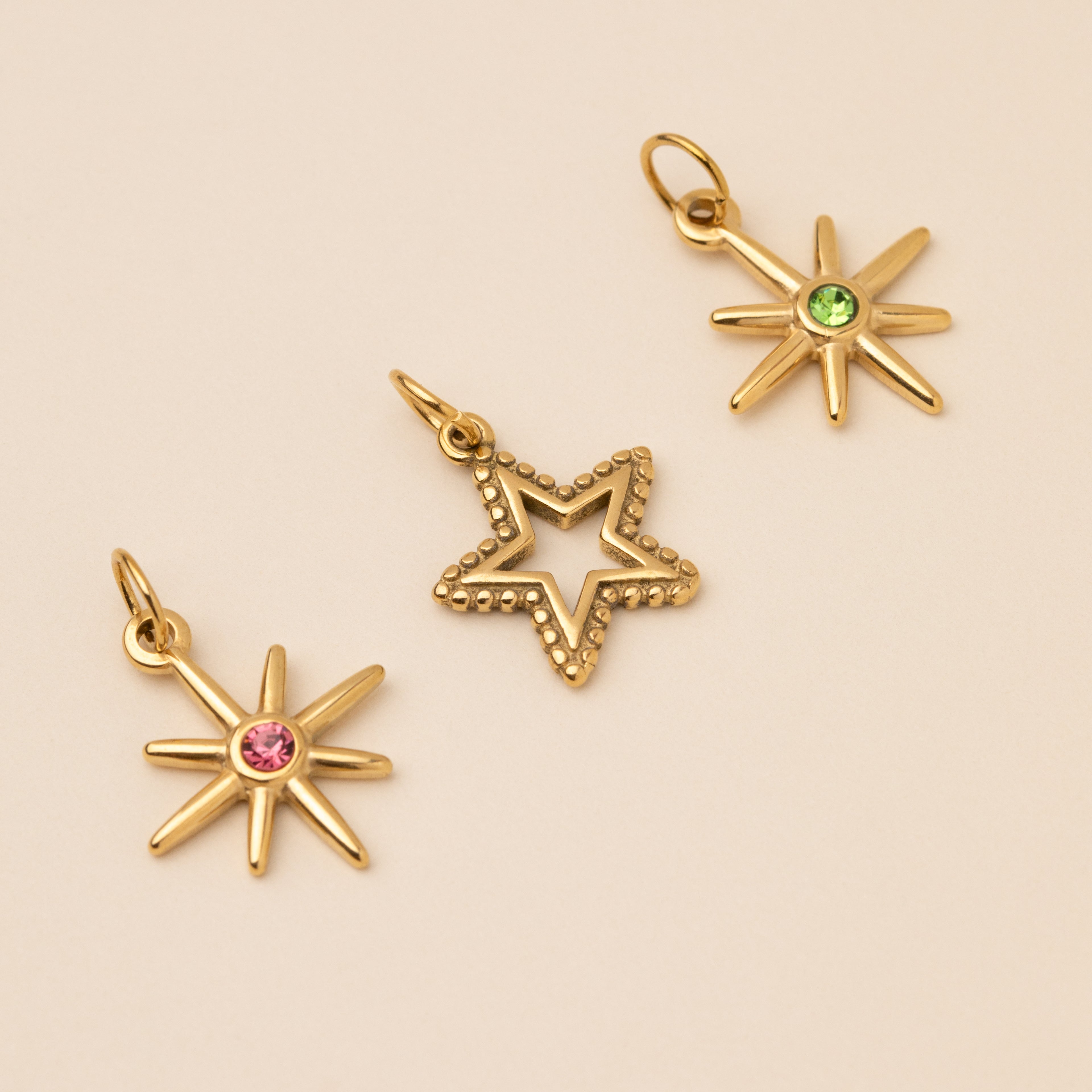 Bubble Star Necklace Charm