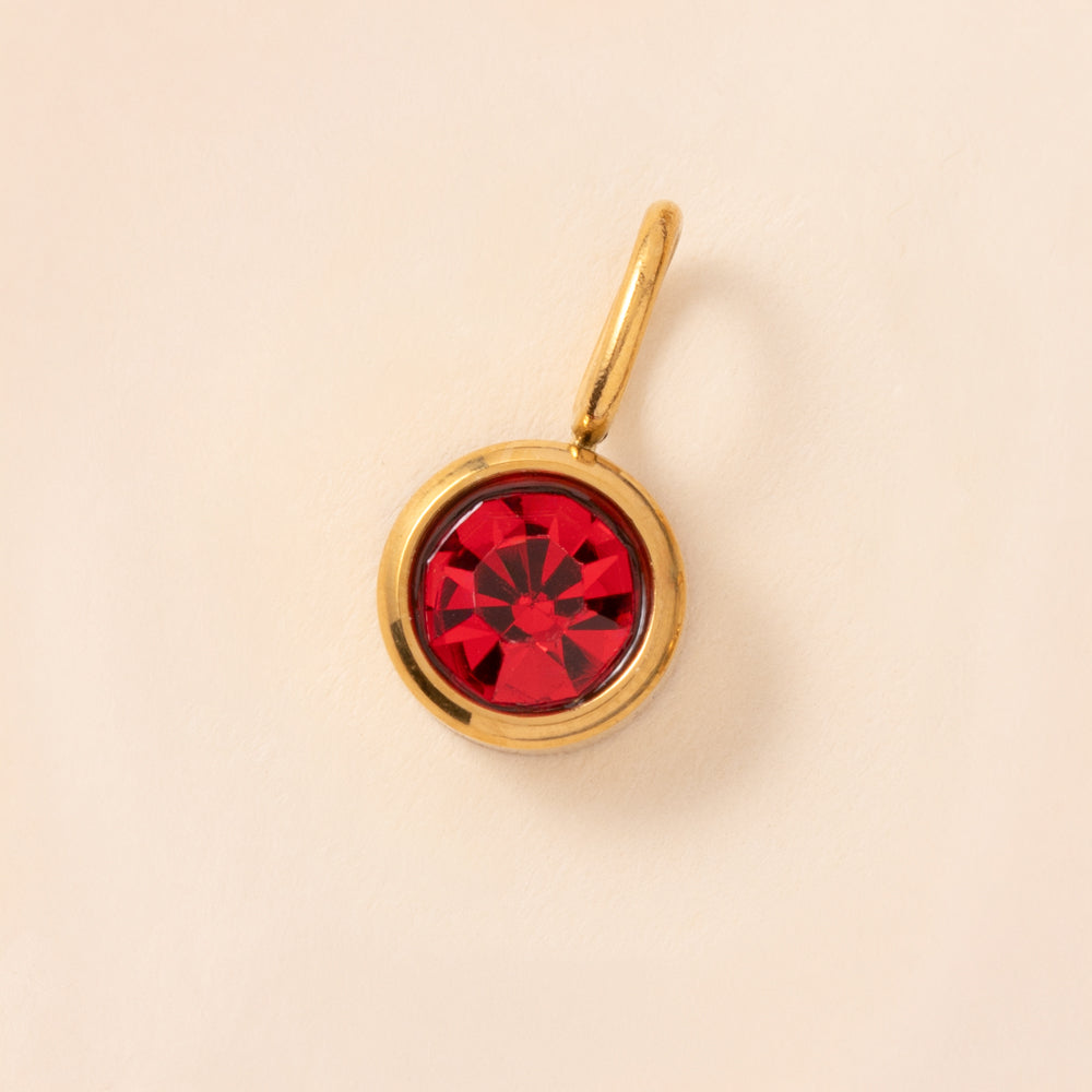 Large Birthstone Charm