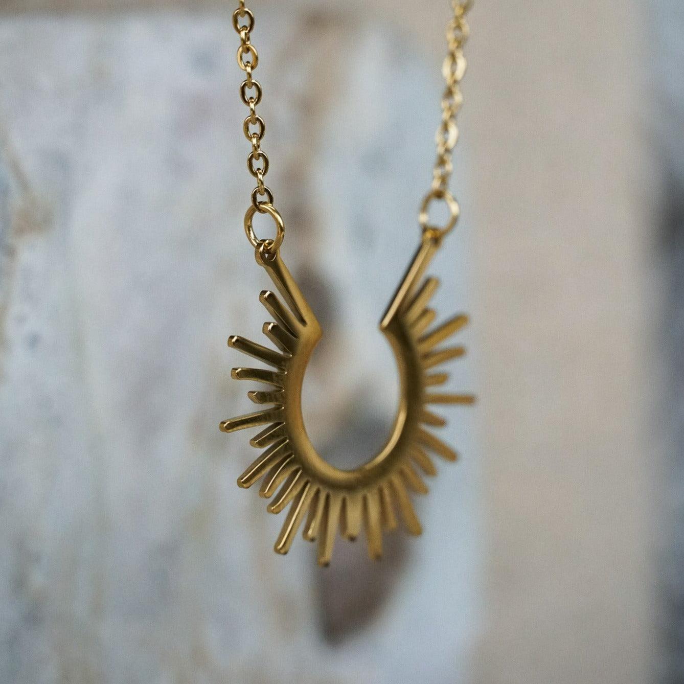 Dainty Sun Pendant - Jerne by Jodie