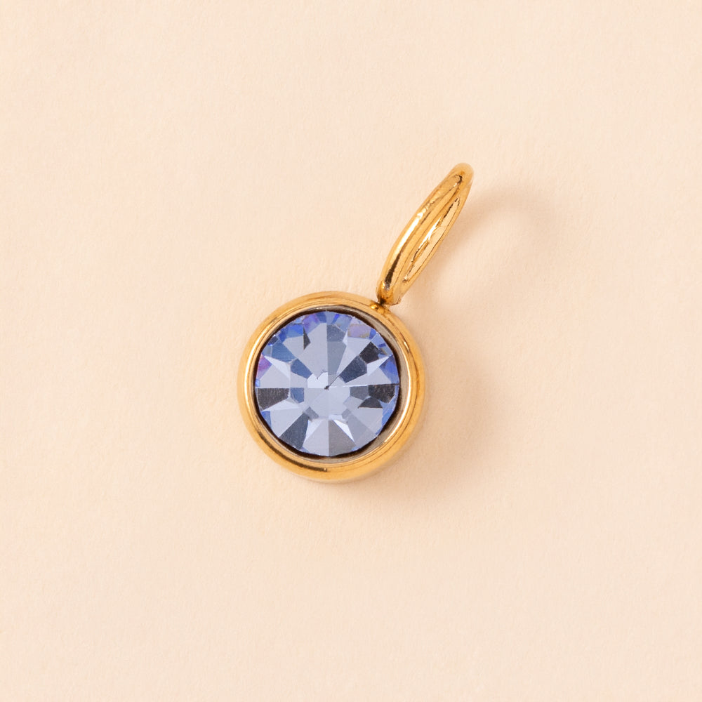 Large Birthstone Charm